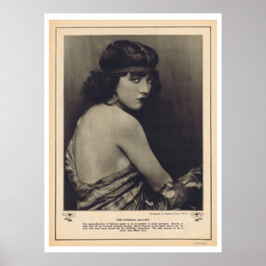 Marie Prevost-ster met stil scherm Poster (Voorkant)