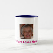 Marie, Richard Loves Marie Tweekleurige Koffiemok (Center)