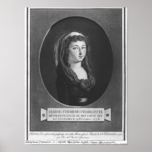 Marie-Therese-Charlotte de France, 17 jaar Poster