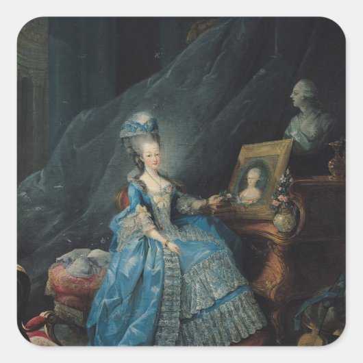 Marie-Therese de Savoie 1775 Vierkante Sticker (Voorkant)