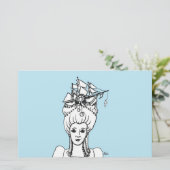 Marie van het Zee Whimsical Stationery Briefpapier (Staand voorkant)