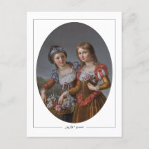 Marie-Victoire Lemoine #9 - Briefkaart met fijne k