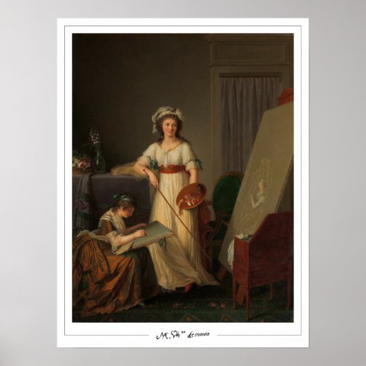 Marie-Victoire Lemoine Zedign Art Poster #1 (Voorkant)
