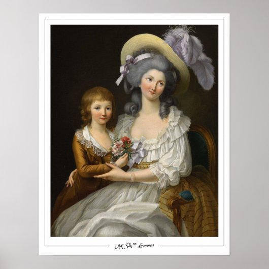 Marie-Victoire Lemoine Zedign Art Poster #2 (Voorkant)