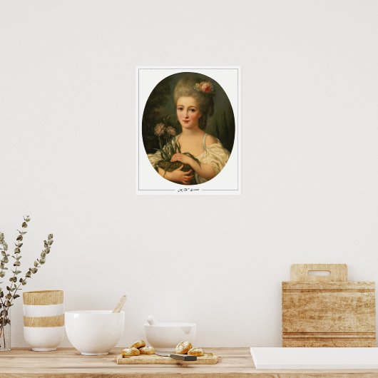 Marie-Victoire Lemoine Zedign Art Poster #7 (Keuken)