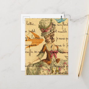 Marie Vintage Collage Briefkaart