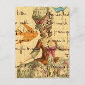 Marie Vintage Collage Briefkaart (Voorkant)