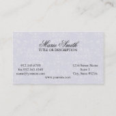 Marie Visitekaartje (Achterkant)