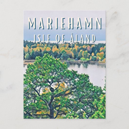 Mariehamn, de stad van Åland Briefkaart (Voorkant)
