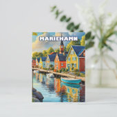Mariehamn, een rustige eilandengroep briefkaart (Staand voorkant)