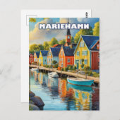 Mariehamn, een rustige eilandengroep briefkaart (Voorkant / Achterkant)