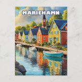 Mariehamn, een rustige eilandengroep briefkaart (Voorkant)