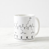 Marieke peptide name mok (Voorkant rechts)