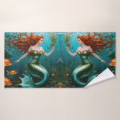 "Marielle" - Mooie dansende zeemeermin Badhanddoek (Badhanddoek)