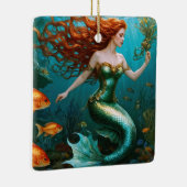 "Marielle" - Mooie dansende zeemeermin Keramisch Ornament (Rechts)