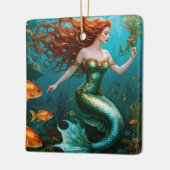"Marielle" - Mooie dansende zeemeermin Keramisch Ornament (Links)