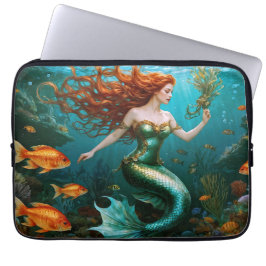 "Marielle" - Mooie dansende zeemeermin Laptop Sleeve
