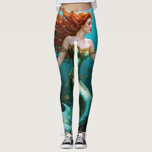 "Marielle" - Mooie dansende zeemeermin Leggings