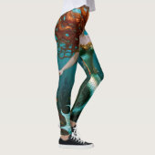 "Marielle" - Mooie dansende zeemeermin Leggings (Rechts)