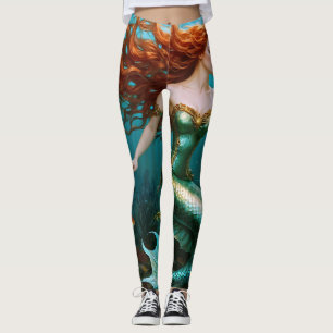"Marielle" - Mooie dansende zeemeermin Leggings