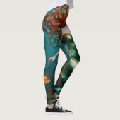 "Marielle" - Mooie dansende zeemeermin Leggings (Rechts)