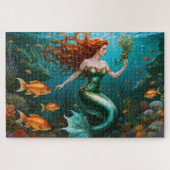 "Marielle" - Mooie dansende zeemeermin Legpuzzel (Horizontaal)