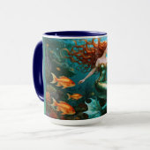 "Marielle" - Mooie dansende zeemeermin Mok (Voorkant links)