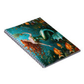 "Marielle" - Mooie dansende zeemeermin Notitieboek (Rechterzijde)