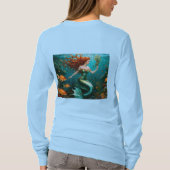 "Marielle" - Mooie dansende zeemeermin T-shirt (Achterkant)