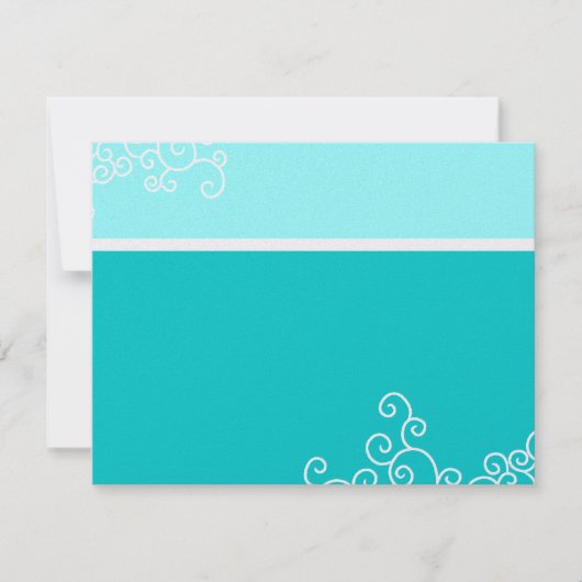 Marielle Shimmer Bat Mitzvah Invitation Reception Kaart (Voorkant)