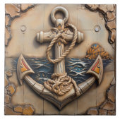 Marien Anker, Steeneffect, Kustthema Tegeltje (Voorkant)