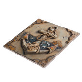 Marien Anker, Steeneffect, Kustthema Tegeltje (Zijkant)