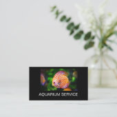 Marien Aquarium Discus Fish Theme Visitekaartjes (Staand voorkant)