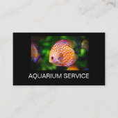 Marien Aquarium Discus Fish Theme Visitekaartjes (Voorkant)
