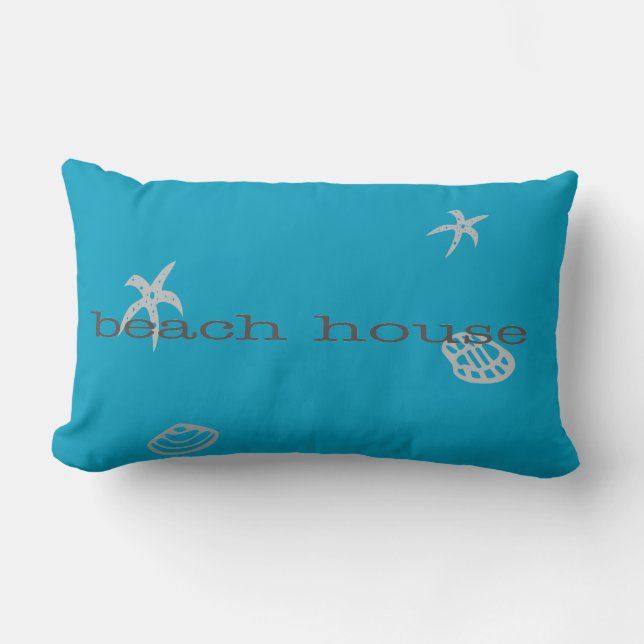 Marien Blauw Keizerhuis Nautisch Thema Pillow Kussen (Voorkant)