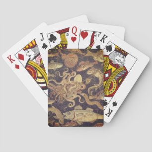 Marien leven, Pompeï mozaïek Pokerkaarten