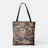 Marien leven, Pompeï mozaïek Tote Bag (Achterkant)