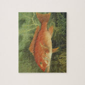  marien leven, rode snapper vis in de oceaan legpuzzel (Verticaal)