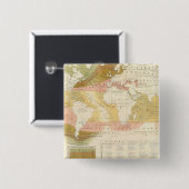 Marien leven vierkante button 5,1 cm (Voorkant /achterkant)