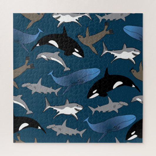 Marien leven, wilde dieren, puzzel (Verticaal)