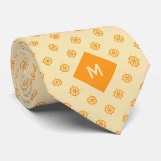 Marien Nautisch Kompas Stropdas (Opgerold)