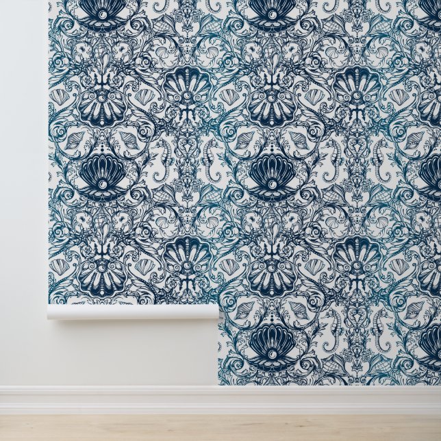  marien patroon behang (Applicatie)