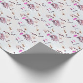 Marien patroon cadeaupapier (Hoek)