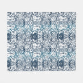 marien patroon fleece deken (Voorkant (Horizontaal))