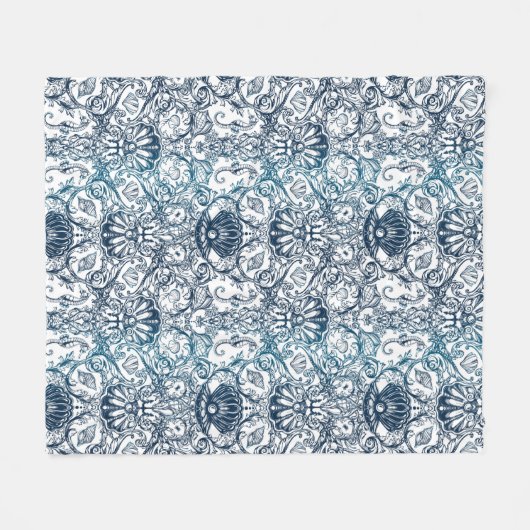  marien patroon fleece deken (Voorkant (Horizontaal))