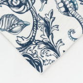 marien patroon fleece deken (Hoek)