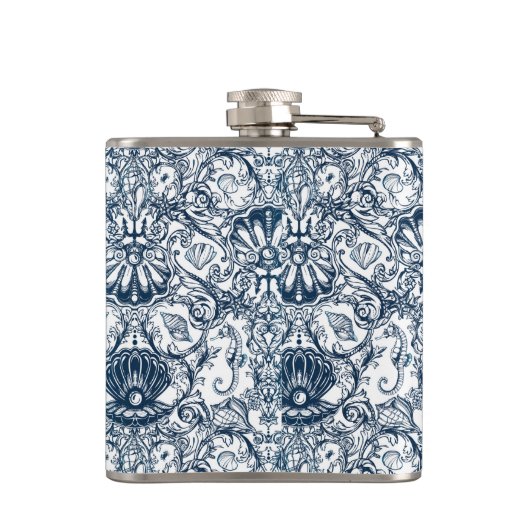  marien patroon heupfles (Achterkant)