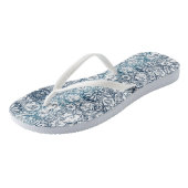  marien patroon teenslippers (Schuin)