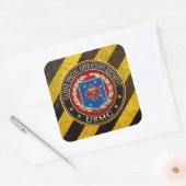 Marien speciaal operationeel programma (MSOR) [3D] Vierkante Sticker (Envelop)