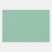 marien sterrenfestival, turquoise, pastelblauw inpakpapier vel (Voorkant 2)